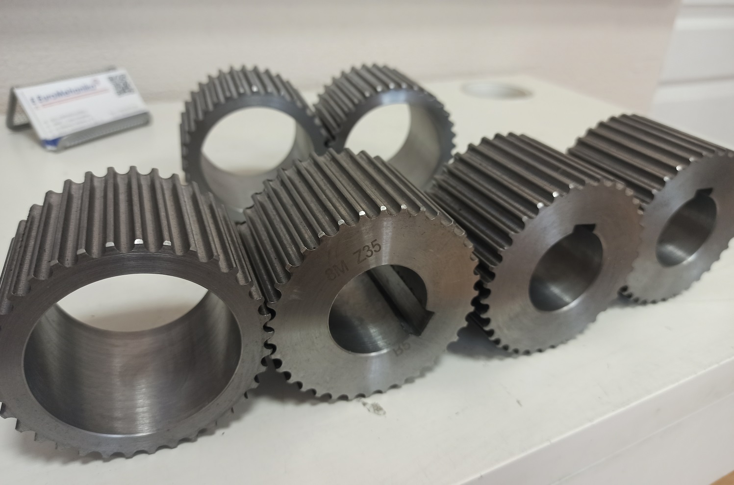 Изготовление зубчатых шкивов из заготовок в Краснодаре