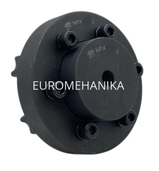 Полумуфта под расточку N-EUPEX 110 часть 2, dmax=38 мм, EMT - Евромеханика