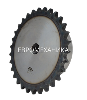 Звездочка 16В-1, шаг 25,4x17,02 мм (1"х17,02 мм), Z=31 со ступицей и закалкой зубьев - Евромеханика