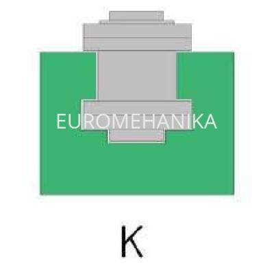 Направляющая тип K для 08В-1 Н-30, L-2000 - Евромеханика