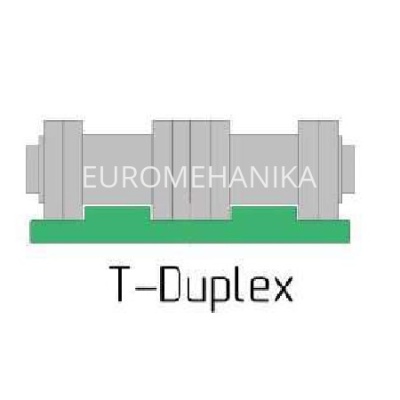 Направляющая тип Т-Duplex для 10В-2 Н-10, L-2000 - Евромеханика