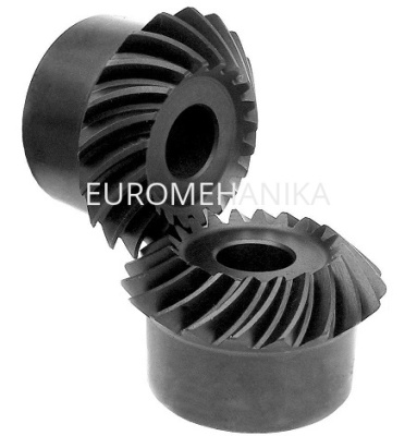 Коническая шестерня косозубая, i=1, M=3, Z1=20 - Евромеханика