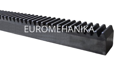 Рейка зубчатая M 4, 40х40 мм, L=500 мм с закалкой зубьев, EMT - Евромеханика