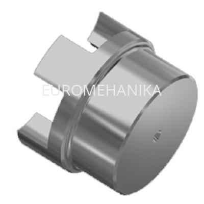 Полумуфта под расточку GEB 19-24 тип B, dmax= 24 мм - Евромеханика