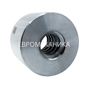 Гайка трапецеидальная стальная (Y15) KSM 36х6 без фланца (правая резьба), EMT - Евромеханика
