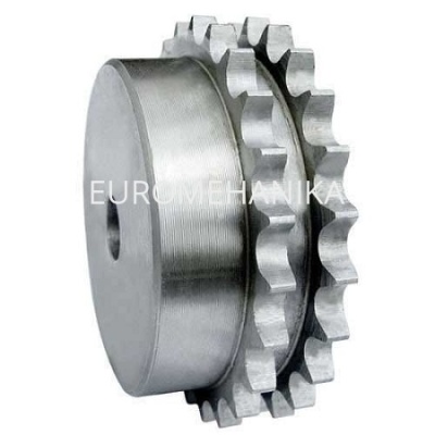 Звездочка 10B-2, шаг 15,875х9,65 мм (5/8х3/8), Z=24 со ступицей (PD10024) - Евромеханика