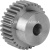 Шестерня цилиндрическая M=2 Z=40 со ступицей (PM28040), EMT - Евромеханика