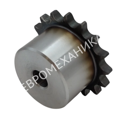 Звездочка 24B-1, шаг 38,1х25,4 мм (1"1/2х1"), Z=13 со ступицей и закалкой зубьев - Евромеханика