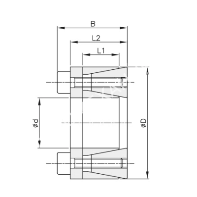Втулка зажимная BK 45 28 x 50 (KLHH028) - Евромеханика