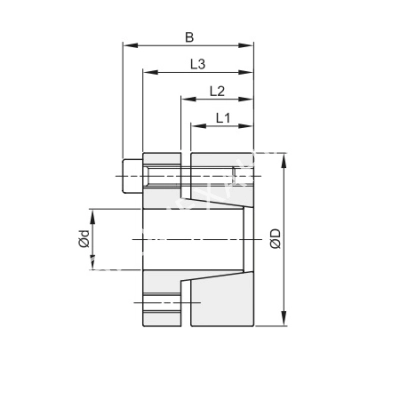 Втулка зажимная BK 13 30 x 55 (KLAA030), EMT - Евромеханика