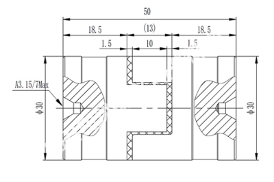 Муфта кулачковая XL0 тип B-B (GE-T 14), СТАЛЬ, EMT - Евромеханика