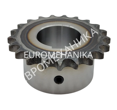 Звездочка с готовым отверстием 08B-1, Z=16, D1=18 мм, с закалкой зубьев - Евромеханика