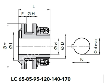 Ограничитель крутящего момента LC 120-2, EMT - Евромеханика
