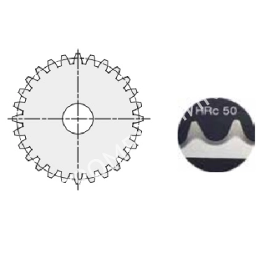 Шестерня цилиндрическая M=2,5 Z=36 с закалкой зуба (PM29T36), EMT - Евромеханика