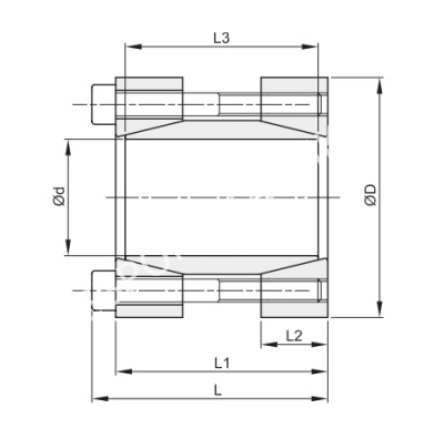 Втулка зажимная BK 95 20 x 50 (KLMM020) - Евромеханика