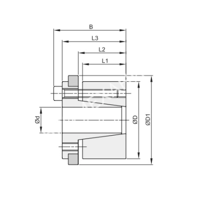 Втулка зажимная BK 71 75 x 150 (KLDB075) - Евромеханика