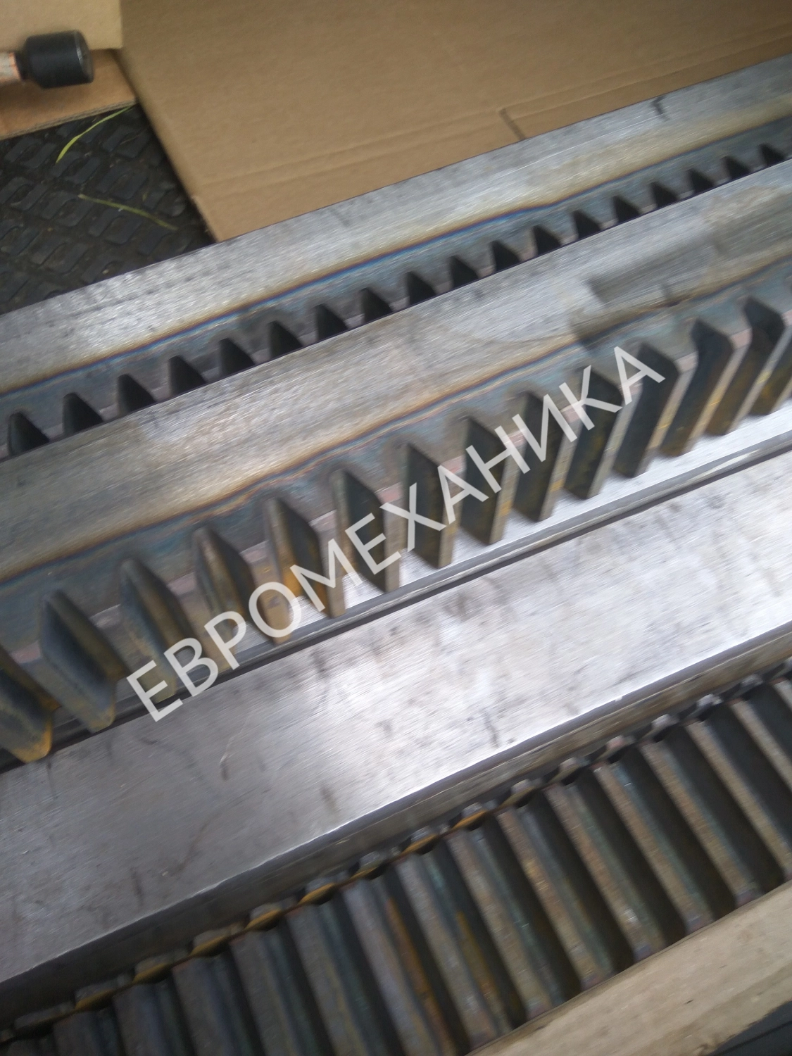 Зубчатые рейки с закалкой зуба 