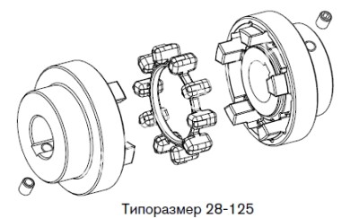 Муфта POLY-NORM 125 AR, EMT - Евромеханика