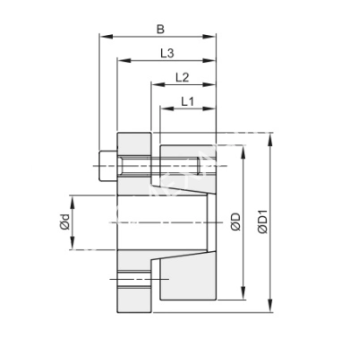 Втулка зажимная BK 15 25 x 65 (KLBB225), EMT - Евромеханика