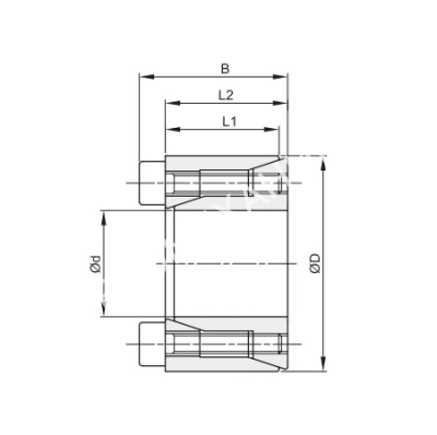 Втулка зажимная BK 61 38 x 65 (KLSS038) - Евромеханика