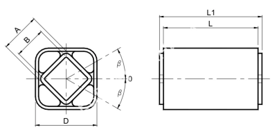 Упругий элемент VIB Type AR-T 50 х 80 - Евромеханика