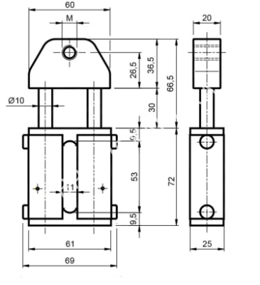 Натяжитель GRIGIO GP 20- M10 - Евромеханика