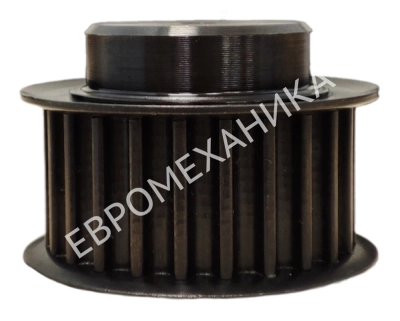 Шкив зубчатый под расточку 25 XH 300, EMT - Евромеханика
