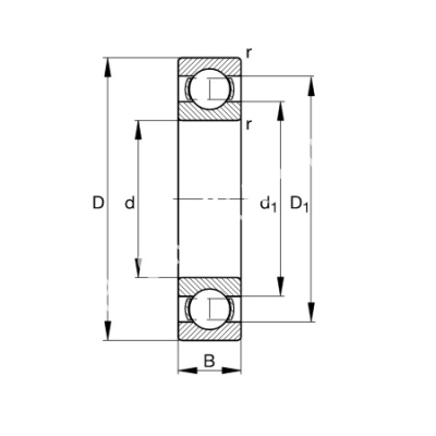 Подшипник 6404 FAG - Евромеханика