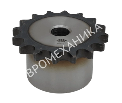 Звездочка 06B-3, шаг 9,525x5,72 мм (3/8х7/32), Z=24 со ступицей и закалкой зубьев - Евромеханика