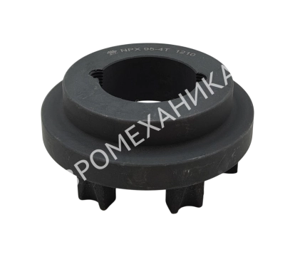 Полумуфта N-EUPEX 125 часть 4, тип F под втулку тапербуш 2012, EMT - Евромеханика
